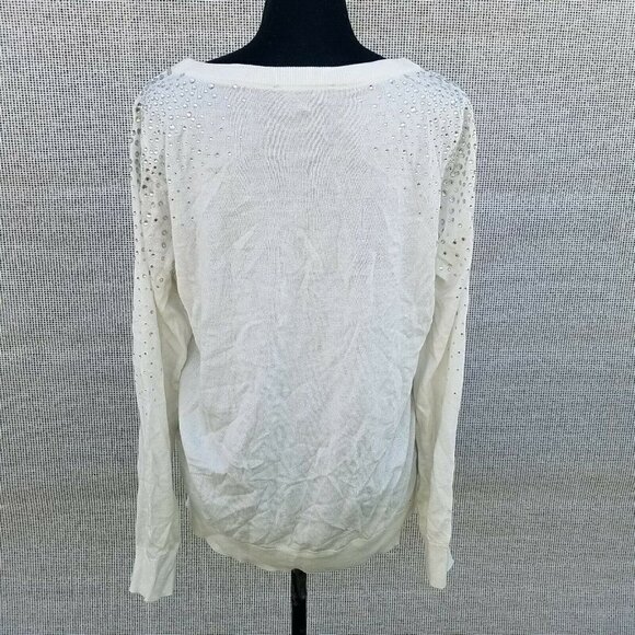 INC Long-Sleeve Studs Sweater. Size Large. New Without Tags - Picture 8 of 11